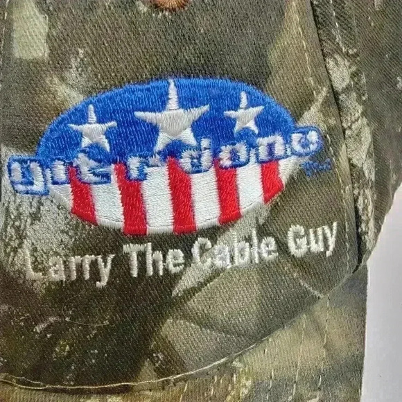 Larry the Cable Guy Strapback Hat Baseball Cap Mossy Oak Camo GIT R Done Hunting - Picture 2 of 8